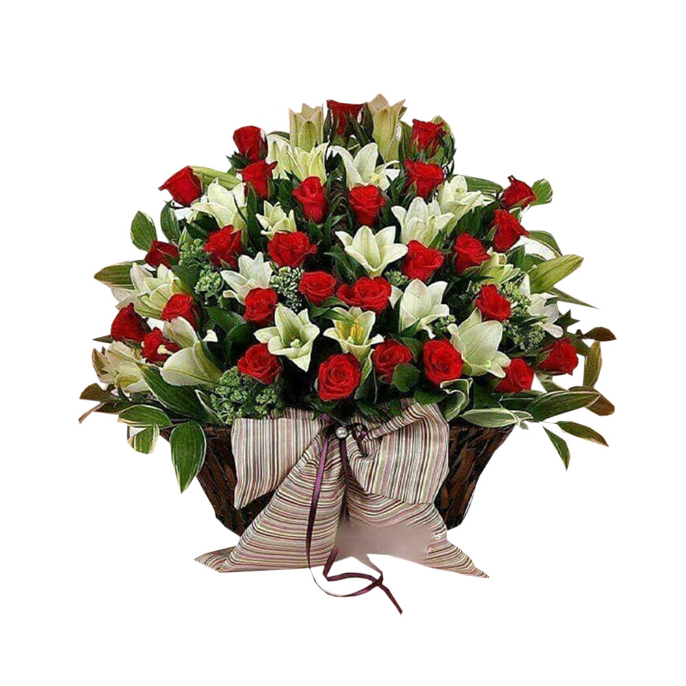 سبد گل عروسی کد 402